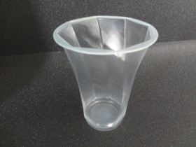 Стакан десертний 95122РР, восьмигранний, 400 мл (1000 шт.), під кришку 960РК