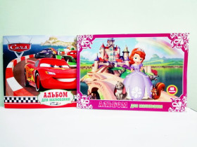 Альбом для малювання POLLY 120м2 UF лак голд 40арк скоба А4 (8шт)