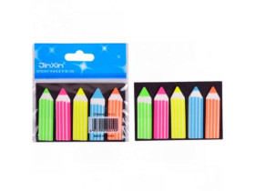 Індекс С 01-2, 100шт 5 кол.неон (12шт) ОЛІВЕЦЬ