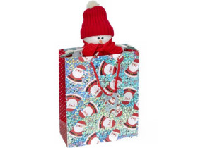 Сумка подарункова новорічна, 26×32×12 см, арт. 21382 (10 шт.)