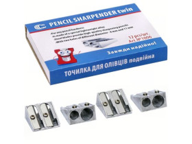 Точилка металева подвійна (12/1440)