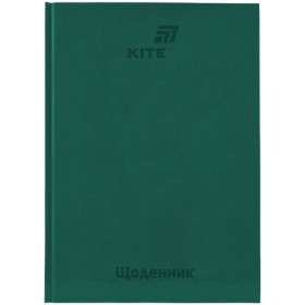 Щоденник шкільний Kite, тверда обкладинка K26-262-13, зелений