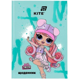 Щоденник шкільний Kite, тверда обкладинка LOL LO26-262