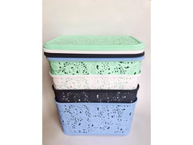 Корзина "Амелія" з кришкою 7,5л БП-063 (200*305*165мм)