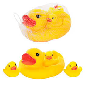 Пищалка 509 (144шт) утка с утятами, в сетке