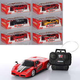 Машина TQ-01-06 (48шт) р/у, 22-8,5-7см, 1:18, 6 видов, на бат-ке,в кор-ке