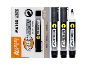 Маркер Odemei 6123, чорний (10 шт.)