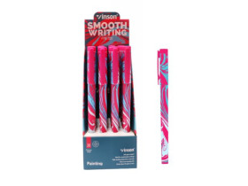 Ручка масляна Vinson Painting А19 / 45643 синя 0,7мм (20шт)