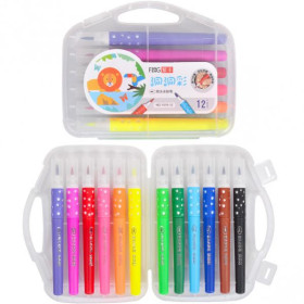 Фломастер-пензлик С-1010-12 в боксі 12кол,(96)