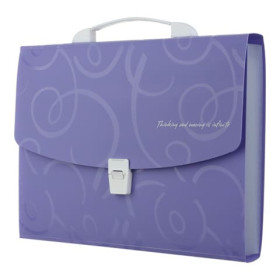 Портфель пластиковий A4/35мм BUROMAX 3719, BAROCCO