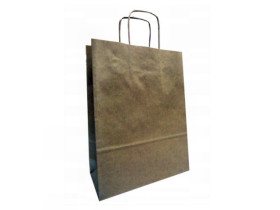 Подарунковий пакет, крафт, 26*12*33см, 96-40 (12шт) 461410