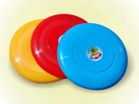 034/1 Тарелка летающая пластм, (100шт)