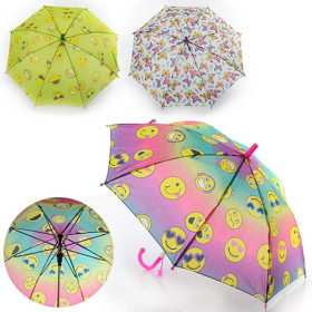 Зонтик детский MK 0862 (60шт) диам.78см,свисток,3вида