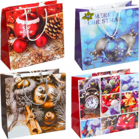 Сумка под.24*24*10см новорічний 4015 (12шт)
