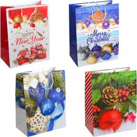 Сумка под.40*30*17см Новорічний (12шт)
