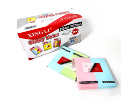 Папір клейкий 76*76мм (38*38мм) 2в1,100арк 2кол 121827 (12/600)