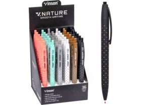 Ручка Vinson Nature 815/45651 синя, автоматична (36/1440)