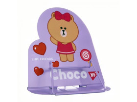 Підставка для книг фігурна Yes "Line Friends.Choco", метал 470524
