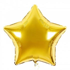 Куля фольгована, зірка, золото, 18", Flexmetal, арт. 301500O / 2402-0004