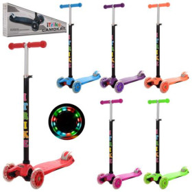 Скейт MS 0848-2 (10шт) пенни,55-14,5см, алюм.подвеска, свет