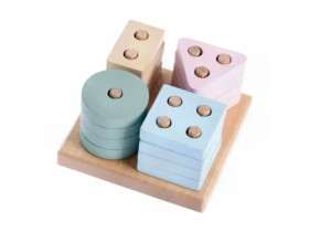 Дерев'яна іграшка Геометричний сортер LSG-6 15870