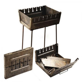 Мангал-чемодан на 6 шампуров УК-М6 (1шт)