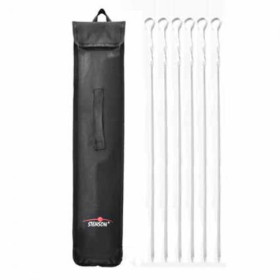 Шампуры в чехле 6шт/наб хром 60см MH-0020 (24наб)