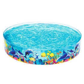 BW Бассейн 55031 (4шт) дет.244-46см,наливной,ремкомпл,в кор-ке