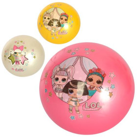 Мяч детский MS 2604 (240шт) LOL, 9 дюймов, микс видов, 70г