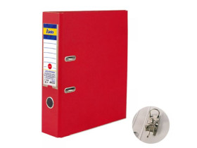 Реєстратор 5см А4 ПВХ червоний LEADER 268050