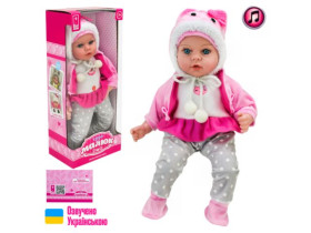 Пупс "Чудо малюк" PL-525-117 батар. озвучено українською,.м'яконабивний,короб. 46*19,5,5*13 см
