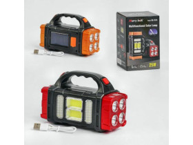 Ліхтар світлодіодний C 57239 акумуляторний сонячна батарея USB-кабель зарядка телефона