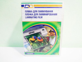 Плівка для ламінування, карман A7, PET (80×111 мм), 80 мкм, глянцева, L (50/30)