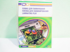 Плівка для ламінування, карман A6, PET (111×154 мм), 125 мкм, глянцева, T (75/50)