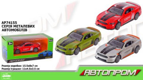 Машина мет. АВТОПРОМ AP74155 (96шт/2) 1:36,3 кольора,короб.15*8*7см
