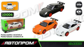 Машина мет. АВТОПРОМ 10006 (48шт/2) 5 inch, Porsche 911 GT3 RS, відкр.двері, у кор.16,5*7*8см