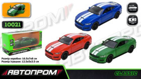 Машина мет. АВТОПРОМ 10021 (48шт/2) 5 inch, Ford Shelby GT350, відкр.двері, у кор.16,5*7*8см