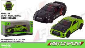 Машина метал АВТОПРОМ AP74141 (48шт) 1:32,2 кольора,відкр.двері,багажник,коробка 17*8*8см