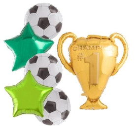 Набір фольгованих куль "Кубок" 6 шт Китай 3105-0038