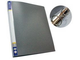 Папка пластикова на 4 кільця А4 з кишенею  Economix Е30702