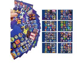 Наклейки дитячі для хлопчиків А5 мікс