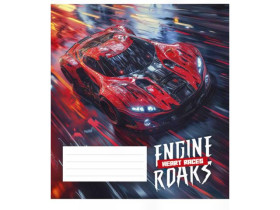 Зошит 36арк, у лінію, Школярик 3520L ВД-лак (20/10/120)