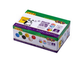 Набір гуашевих фарб 6 кольорів по 20 мл ZiBi-6603 KIDS Line