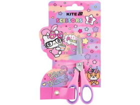 Ножиці дитячі Kite з гум. вставками, HK25-123 13см Hello Kitty