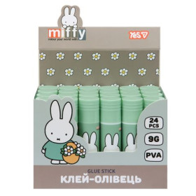 Клей-олівець Yes 9г PVA "Miffy" 320314 (24шт)