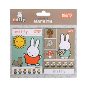 Магніти Yes "Miffy Flowers", 6х9 см, 2 шт 708566 (10шт/50)