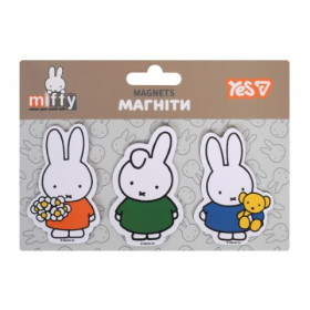 Магніти фігурні Yes "Miffy Flowers", 3 шт 708551 (10шт/50)