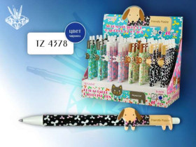 Ручка TZ-4378 син.(40/1440)