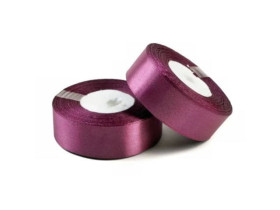 Стрічка атласна 2см баклажанова