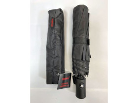 Парасолька напівавтомат чорна 8 спиць 105 діаметр 95см "Toprain"